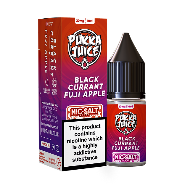 Pukka Juice Nic Salt - Blackcurrant Fuji Apple
