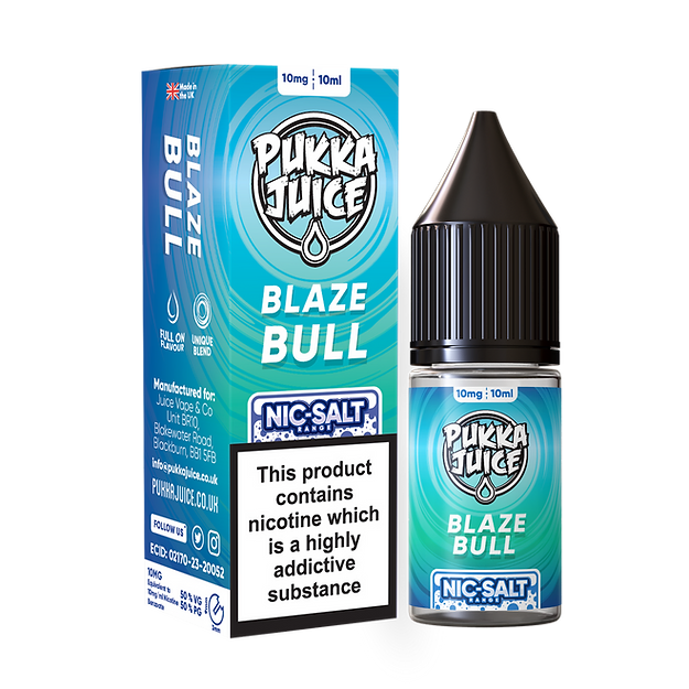 Pukka Juice Nic Salt - Blaze Bull