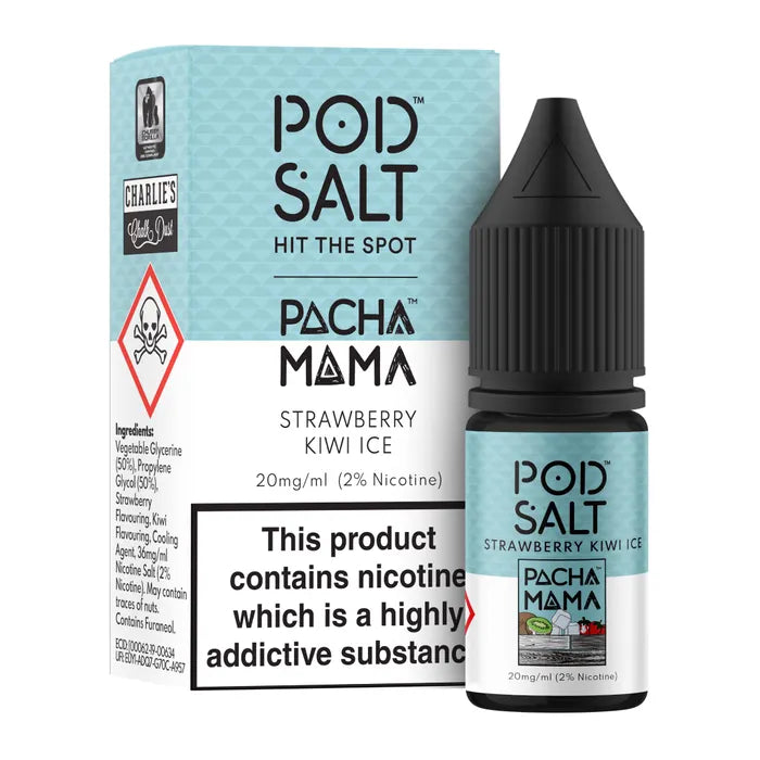 Pod Salt Fusions - Pacha Mama Strawberry Kiwi Ice